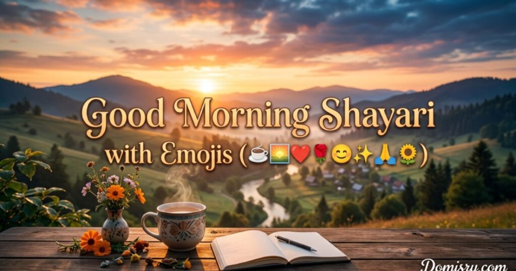 good-morning-shayari-with-emojis