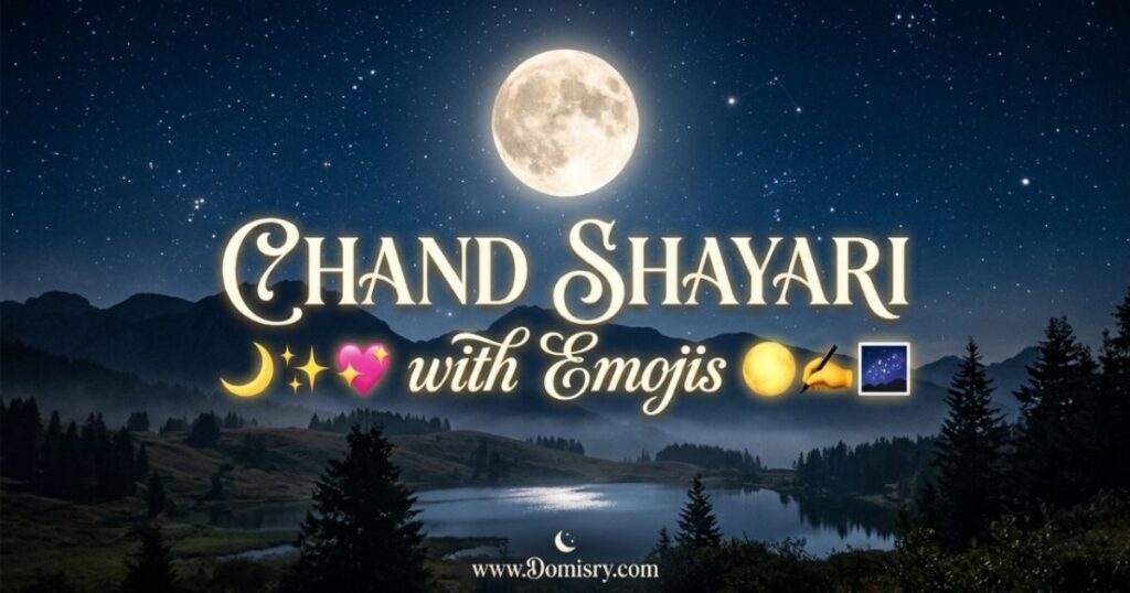 chand-shayari-with-emojis