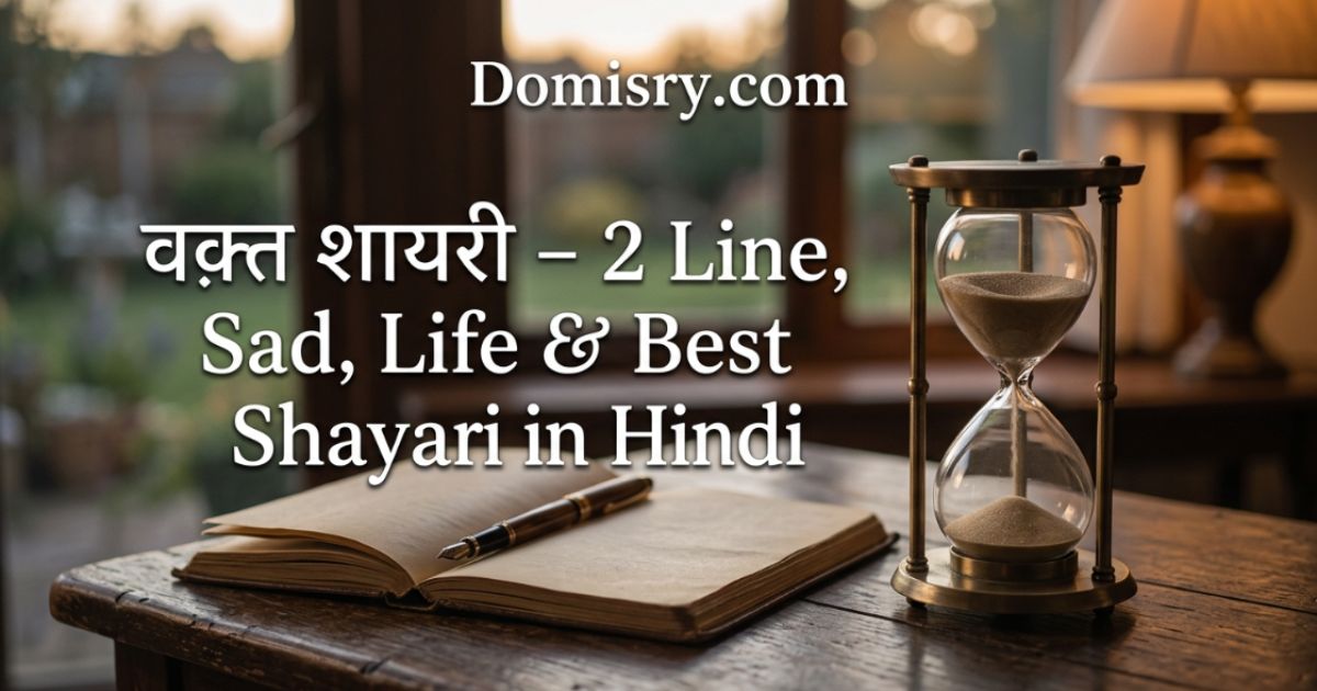 waqt-shayari-–-2-line-sad-life-and-best-shayari-in-hindi
